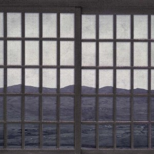 Mural New Japanese Window Twilight